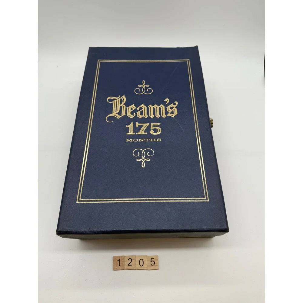 Vintage Beam's 175 Months Liquor‎ Bottle Decanter Regal 1963 empty box